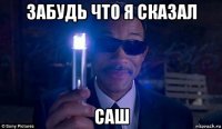 забудь что я сказал саш