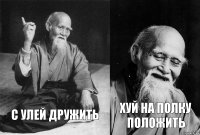 с улей дружить хуй на полку положить