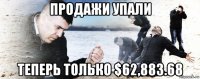 продажи упали теперь только $62,883.68