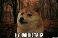  ну как же так?