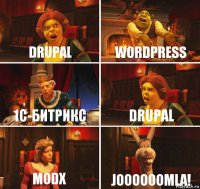 Drupal Wordpress 1c-Битрикс drupal MODX Joooooomla!