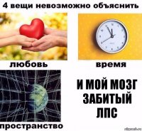 и мой мозг забитый лпс