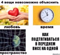 Как подтягиваться в переднем висе на одной