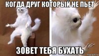 когда друг который не пьет зовет тебя бухать