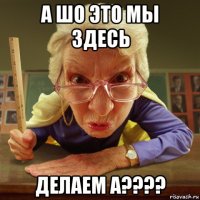 а шо это мы здесь делаем а????