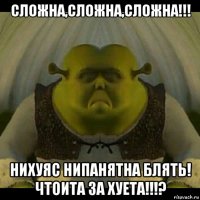 сложна,сложна,сложна!!! нихуяс нипанятна блять! чтоита за хуета!!!?