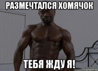 размечтался хомячок тебя жду я!
