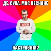 де, сука, моє весняне настраєнія?