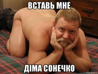 вставь мне діма сонечко