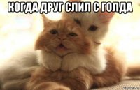 когда друг слил с голда 