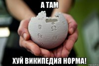 а там хуй википедия норма!
