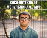 киса потекла от монульчикам... мур 