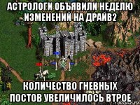 астрологи объявили неделю изменений на драйв2 количество гневных постов увеличилось втрое