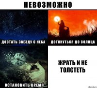 Жрать и не толстеть