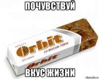 почувствуй вкус жизни