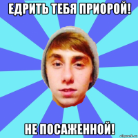 едрить тебя приорой! не посаженной!
