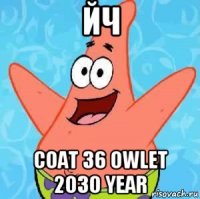 йч coat 36 owlet 2030 year