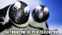  активируй, не рефлексируй