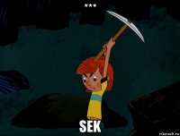 *** sek