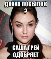 дохуя посылок ? саша грей одобряет