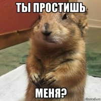 ты простишь меня?