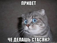 привет че делашь стасян?