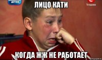 лицо кати когда жж не работает