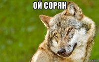 ой сорян 