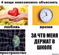 за что меня держат в школе