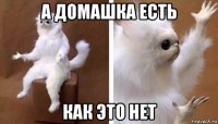 а домашка есть как это нет