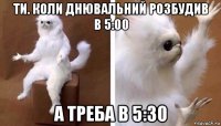 ти. коли днювальний розбудив в 5:00 а треба в 5:30