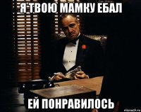 я твою мамку ебал ей понравилось