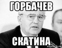 горбачев скатина
