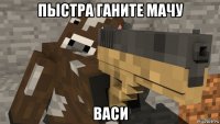 пыстра ганите мачу васи