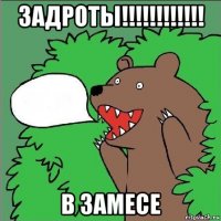 задроты!!!!!!!!!!!! в замесе