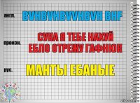 bvhbvhbvvhbvh bhf сука я тебе нахуй ебло отрежу гафнюк манты ебаные