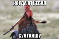 когда отъебал султаншу