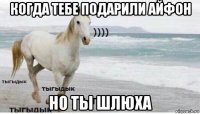 когда тебе подарили айфон но ты шлюха