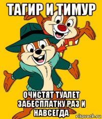 тагир и тимур очистят туалет забесплатку раз и навсегда