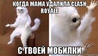 когда мама удалила clash royale с твоей мобилки