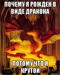 почему я рожден в виде дракона потому что я крутой