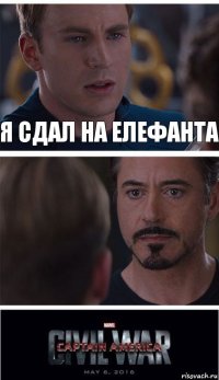 Я сдал на елефанта 