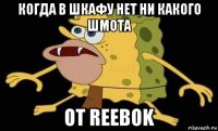 когда в шкафу нет ни какого шмота от reebok