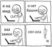 я на мид о нет башня ааа замок 1997-2016