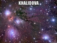 khalidova 