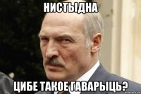 нистыдна цибе такое гаварыць?