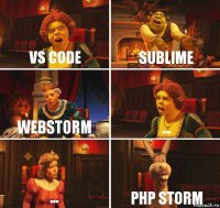 vs code sublime webstorm ... ... php storm
