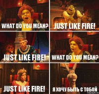 What Do You Mean? Just Like Fire! Just Like Fire! What Do You Mean? Just Like Fire! Я хочу быть с тобой