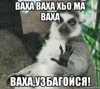 ваха ваха хьо ма ваха ваха,узбагойся!
