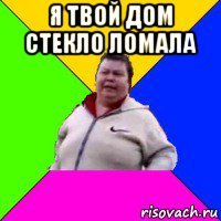 я твой дом стекло ломала 